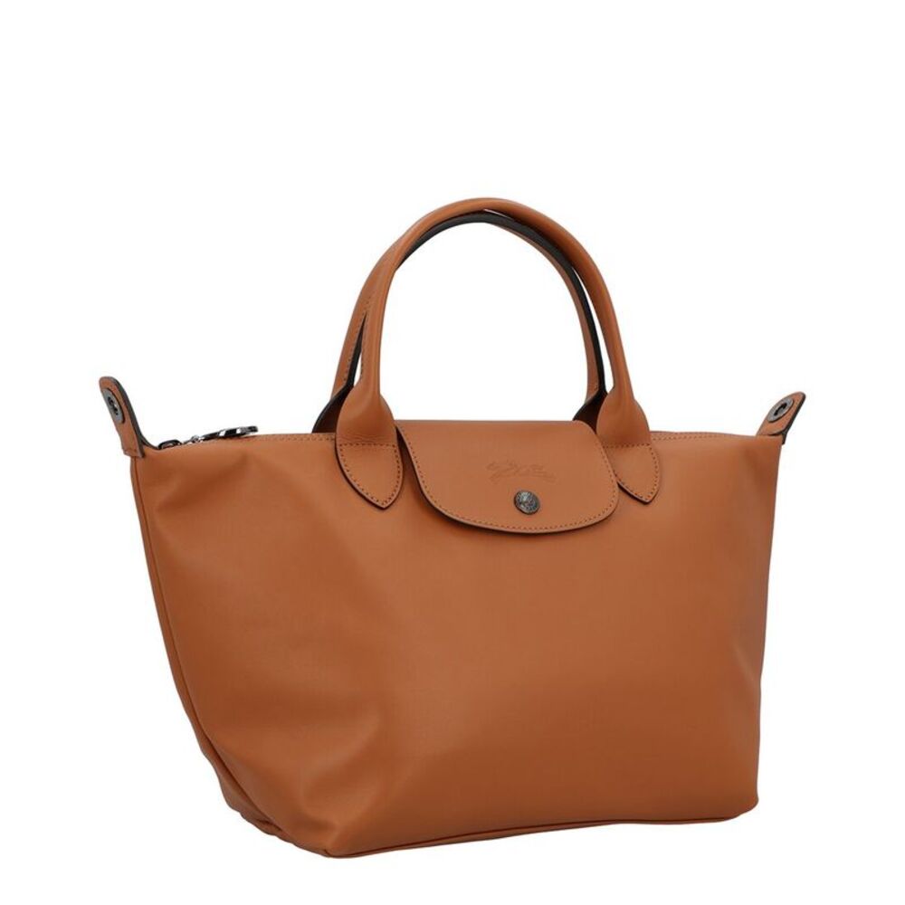 Longchamp Le Pliage Xtra Small Leather Tote, Brown - Picture 3 of 3